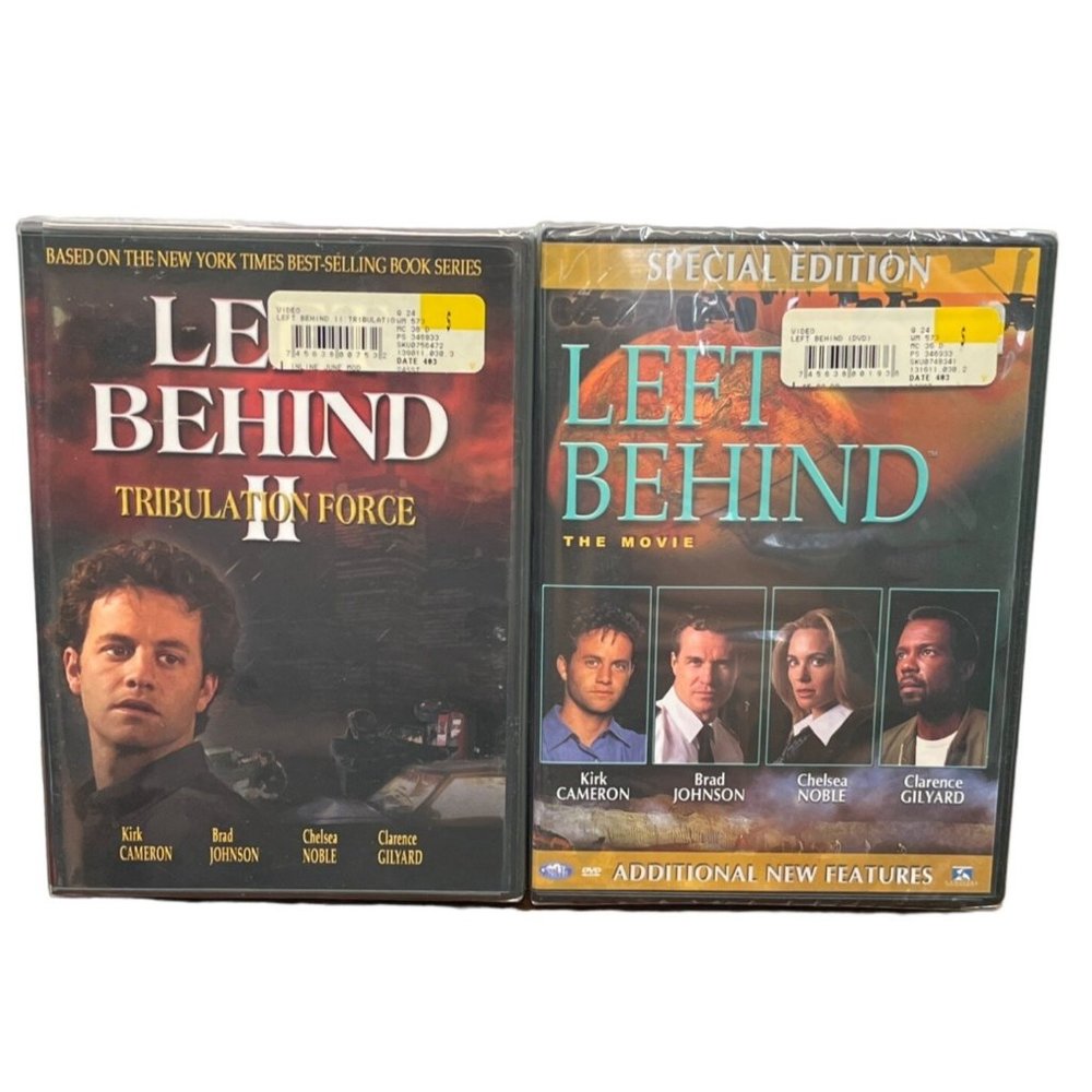 Left Behind DVD Movie Lot Special Edition and II Tribulation Force Kirk Cameron